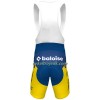 Cykeltøj + Cykelshorts 2023 Flanders Baloise Gul Blå Hvid